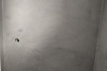 douche voor en na gemaakt met beal mortex