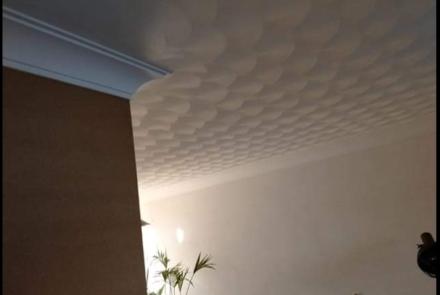 Schuurwerk plafond met lijsten